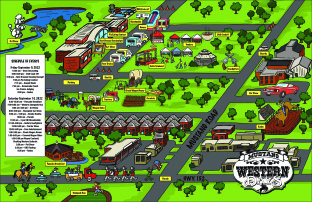 View Mustang Western Days Map